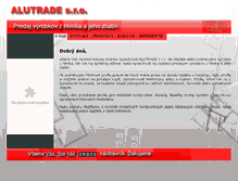 Tablet Screenshot of alutrade.sk